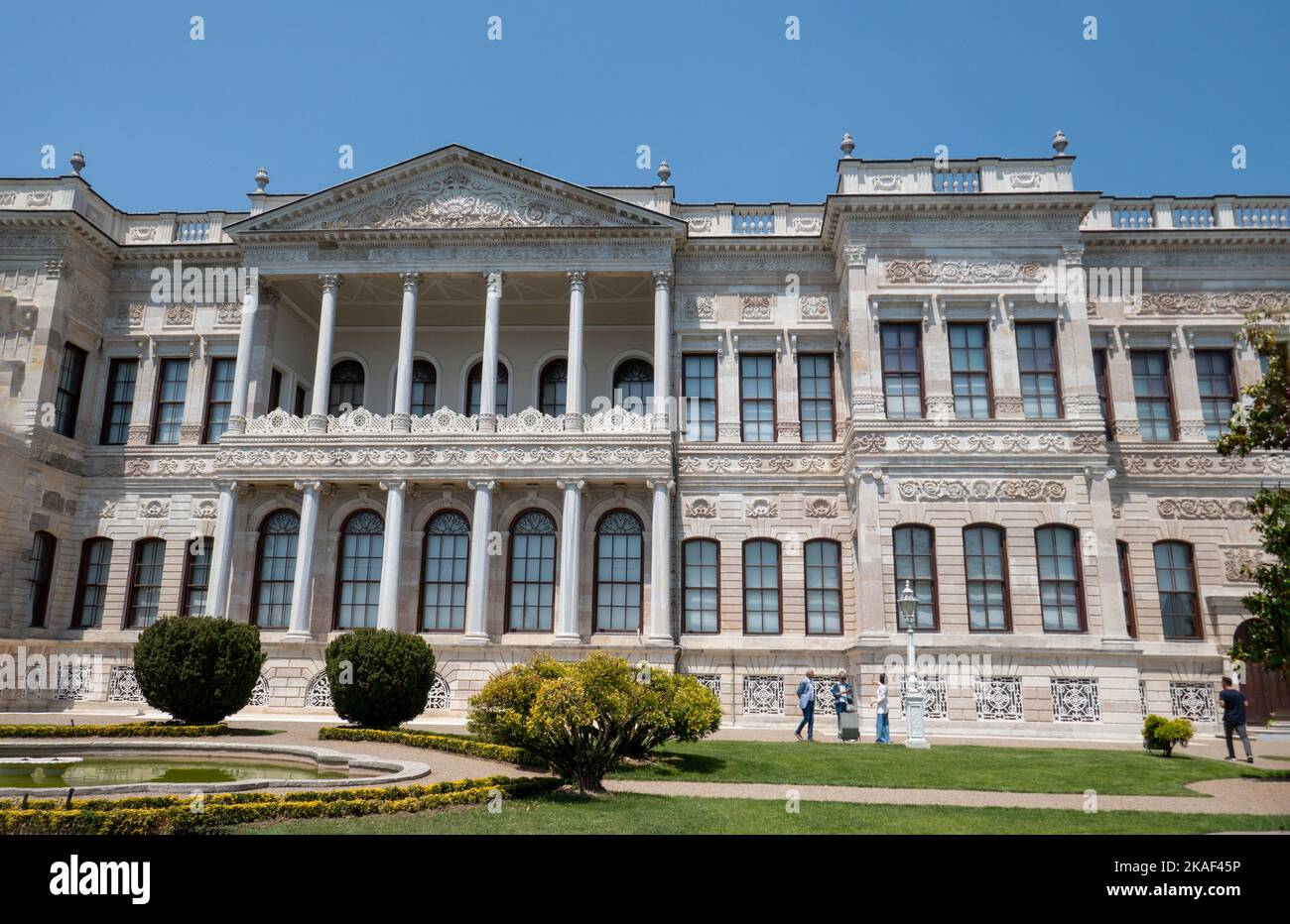 ISTANBUL, TURKEY - May 25, 2022: It is the National Museum of Palace Painting in the Dolmabahce Palace Complex. This section hosts paintings of Istanb Stock Photo