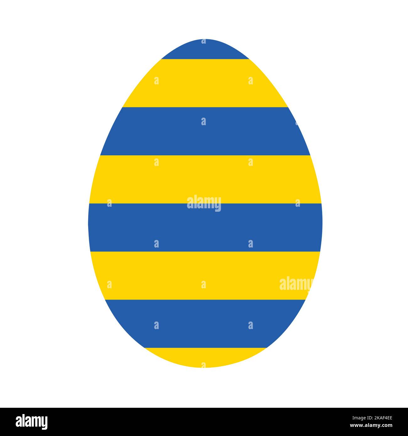 The Easter egg. Vector illustration. Stock Vector