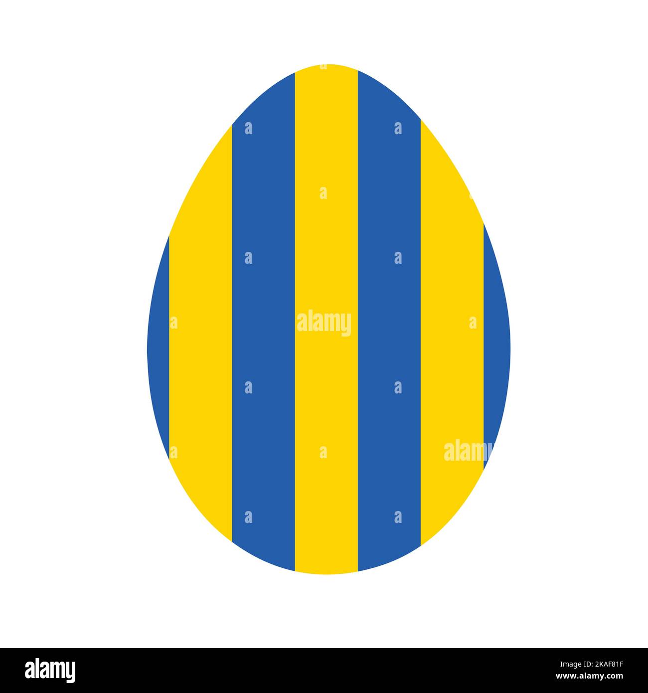 The Easter egg. Vector illustration. Stock Vector