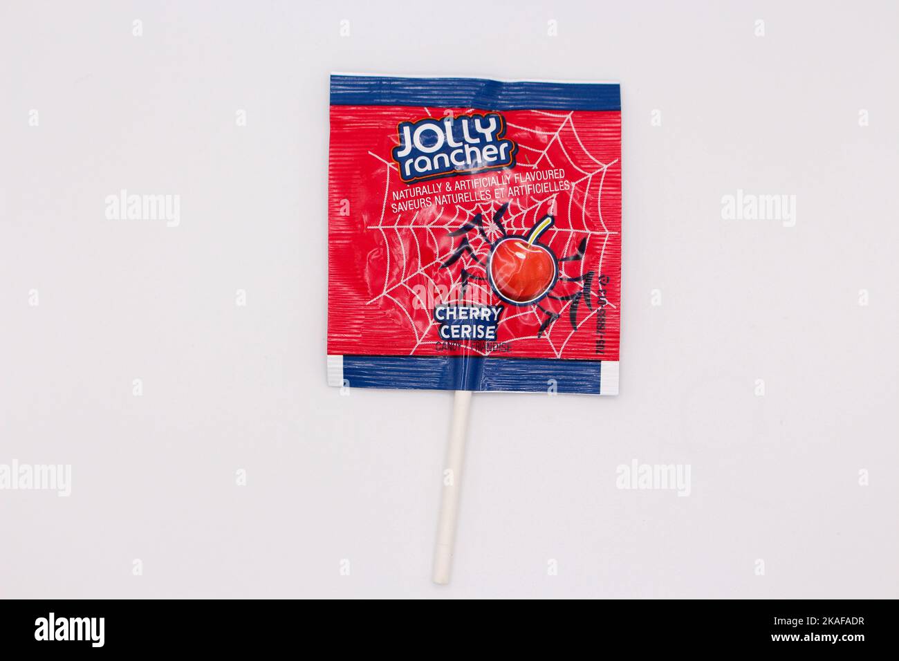 Jolly Rancher Lollipop Cherry Flavor Stock Photo Alamy