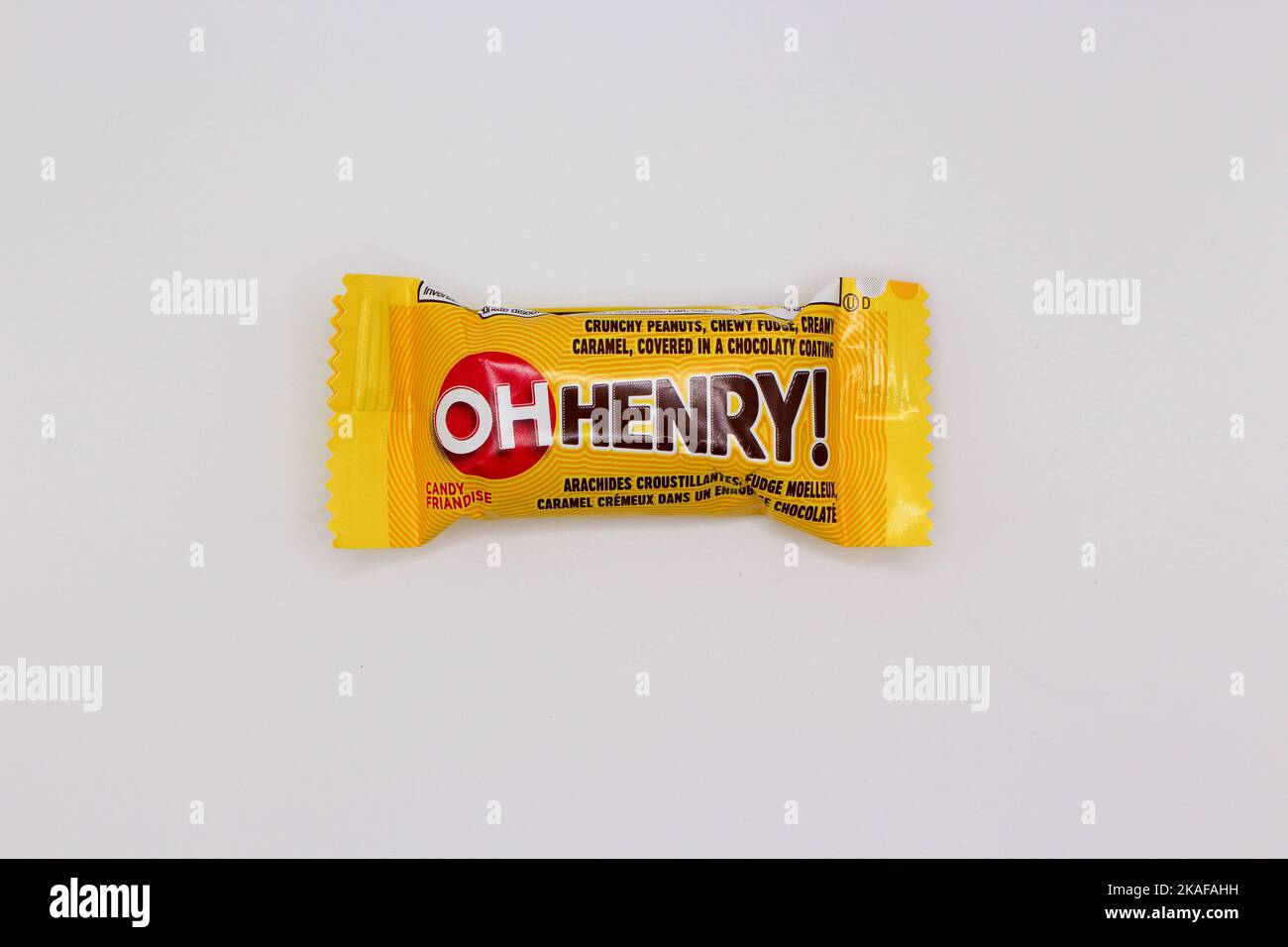 Oh Henry Chocolate Candy Bar Stock Photo Alamy