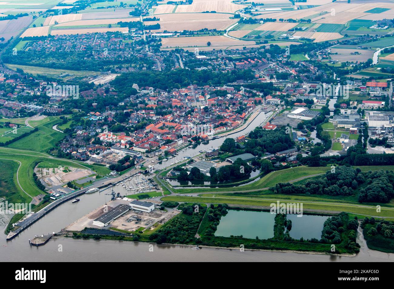 Hamburg Germany Panorama from above Hamburg von oben Stock Photo Alamy