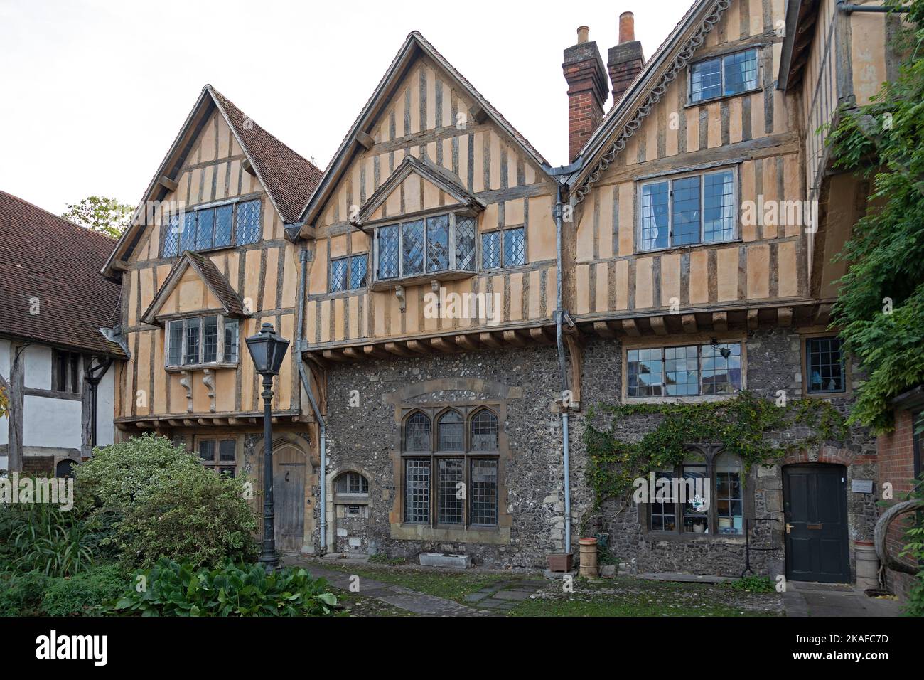 Cheney Court, Pilgrims School, Winchester, Hampshire, England, Great Britain Stock Photo