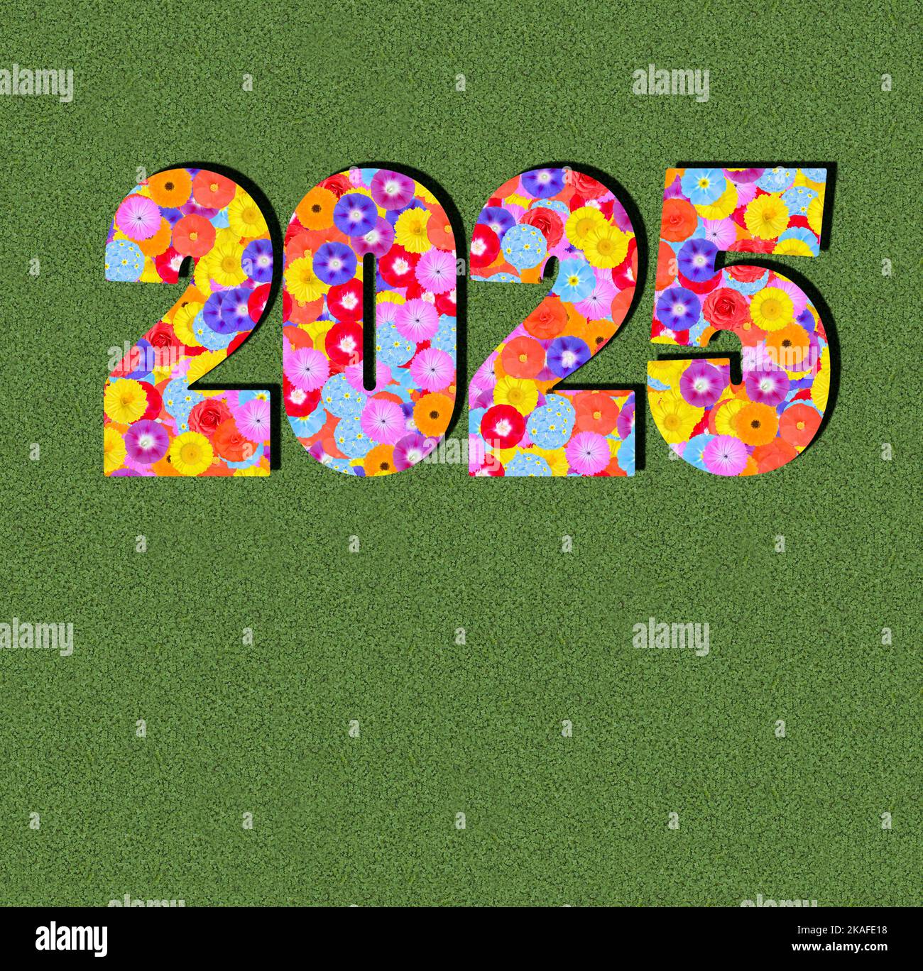 year 2025 by using image IDs 2KA2J50 and 2KACK1X Stock Photo Alamy
