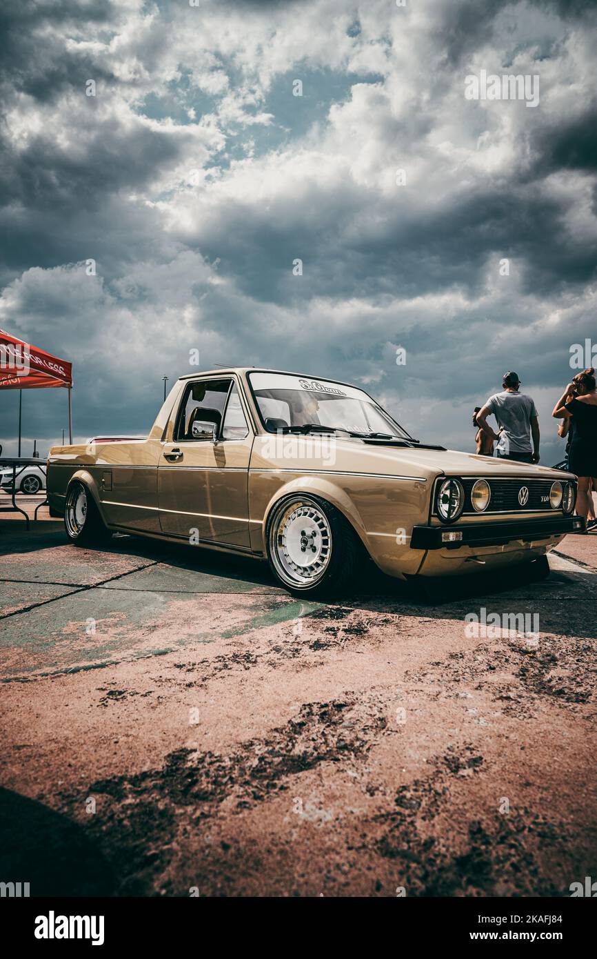Beige volkswagen golf hi res stock photography and images Alamy