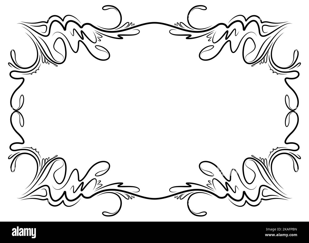 Fancy Frame Clip Art Black And White