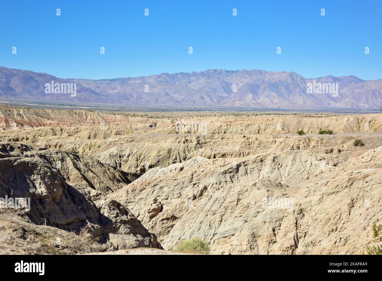 Desert landscape in Borrego Springs, California Stock Photo