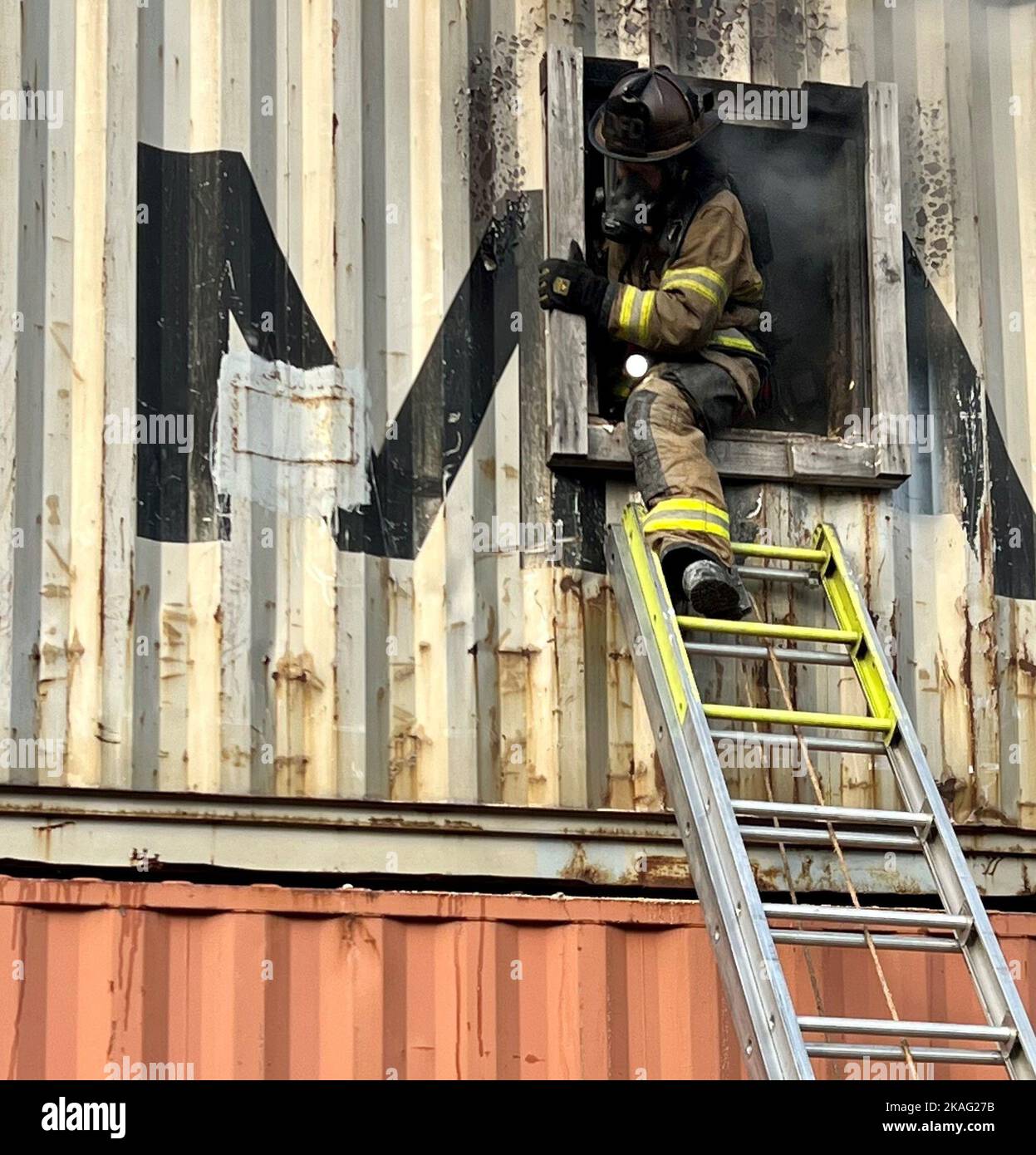 Training live fire evolution at lake superior colleges emergenc hires