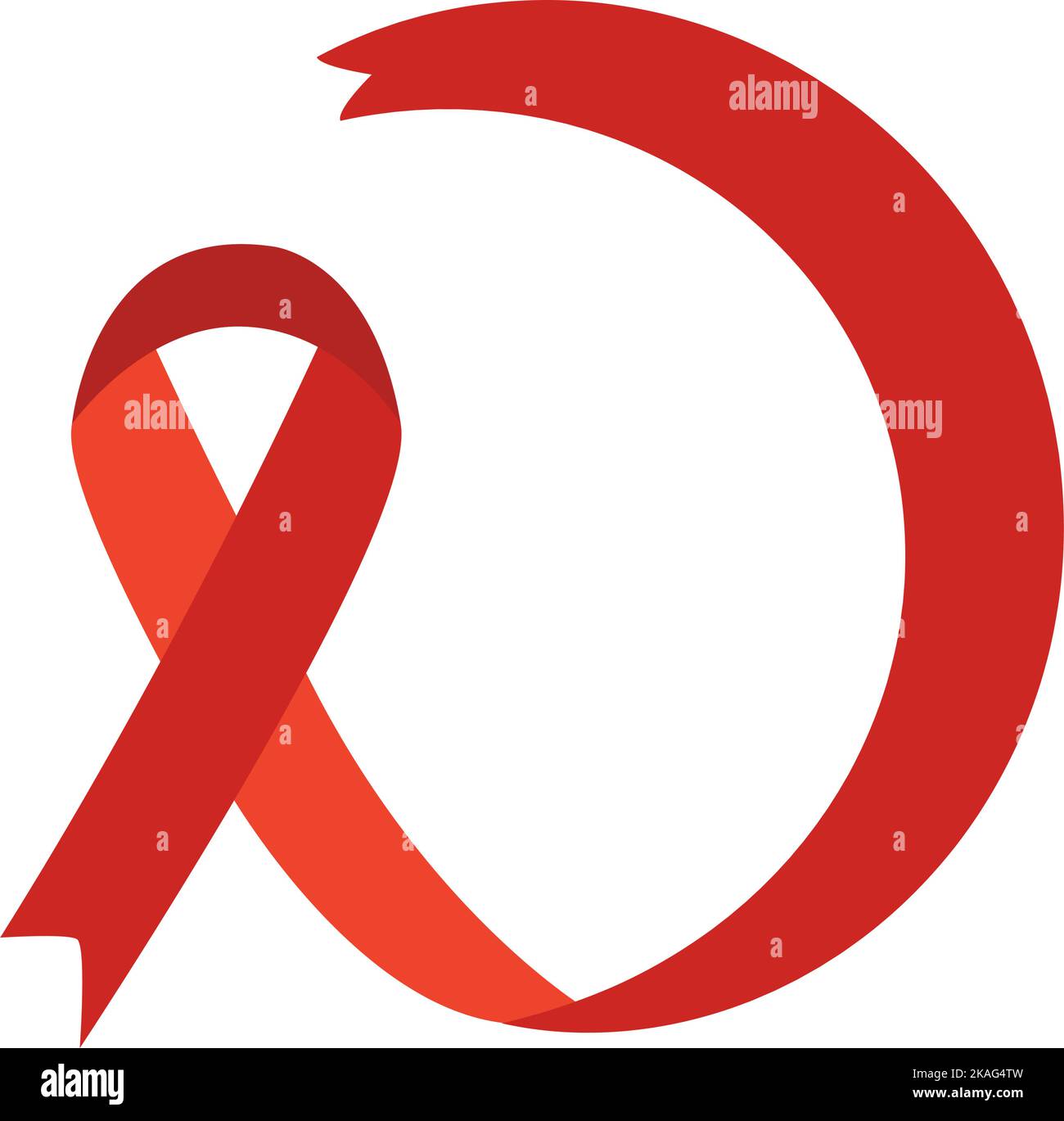 red ribbon world aids day Stock Vector Image & Art - Alamy
