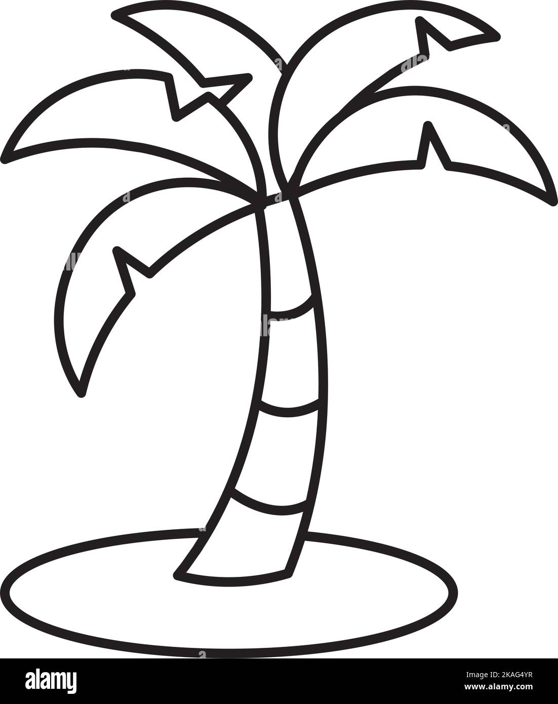 tropical palm icon Stock Vector Image & Art - Alamy