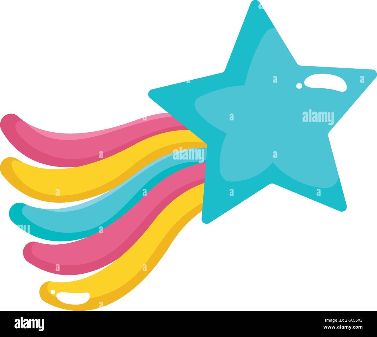 cute shooting star Stock Vector Image & Art - Alamy