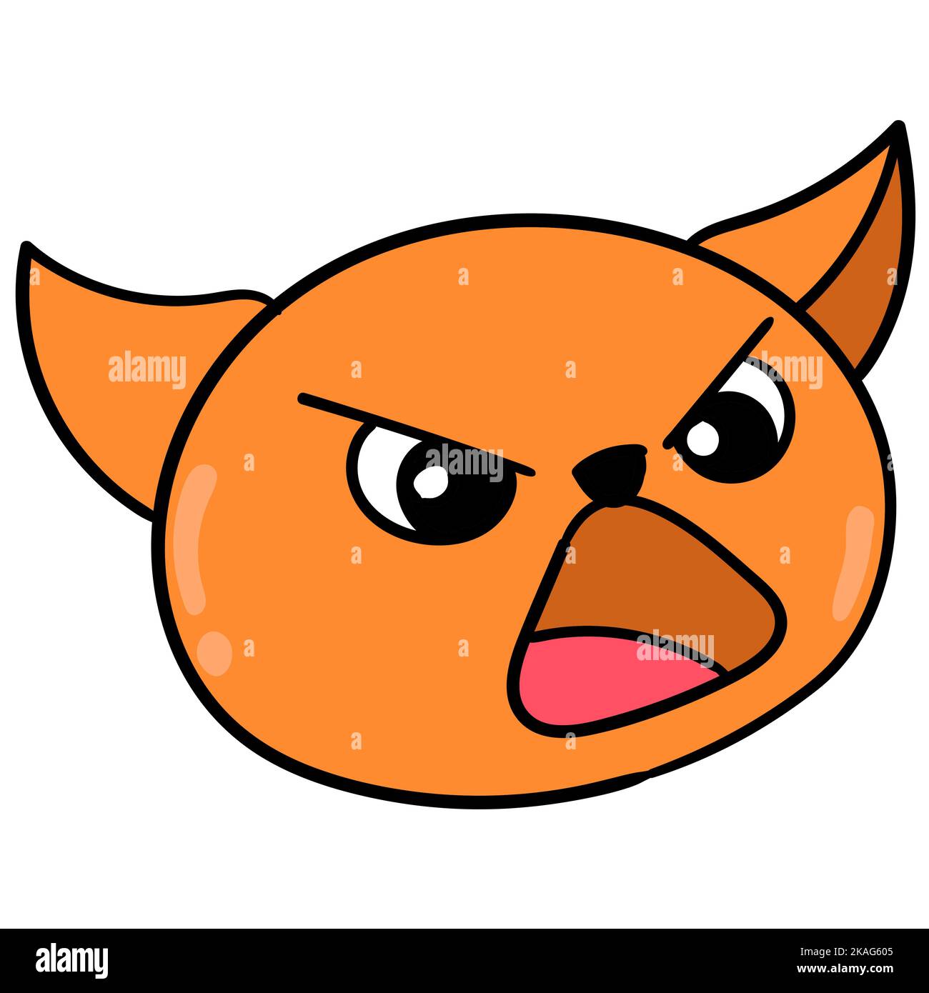 Angry Cat, Cute Kitten, Ready To Fight, Cartoon Chibi Style, Generative AI  Stock Illustration - Illustration of friendship, characters: 280974758