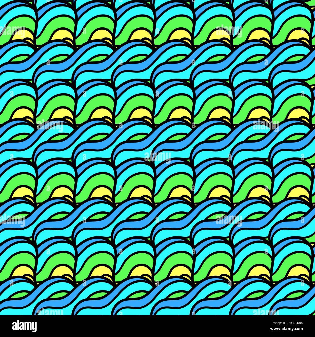The colorful seamless pattern - great for a wallpaper Stock Vector
