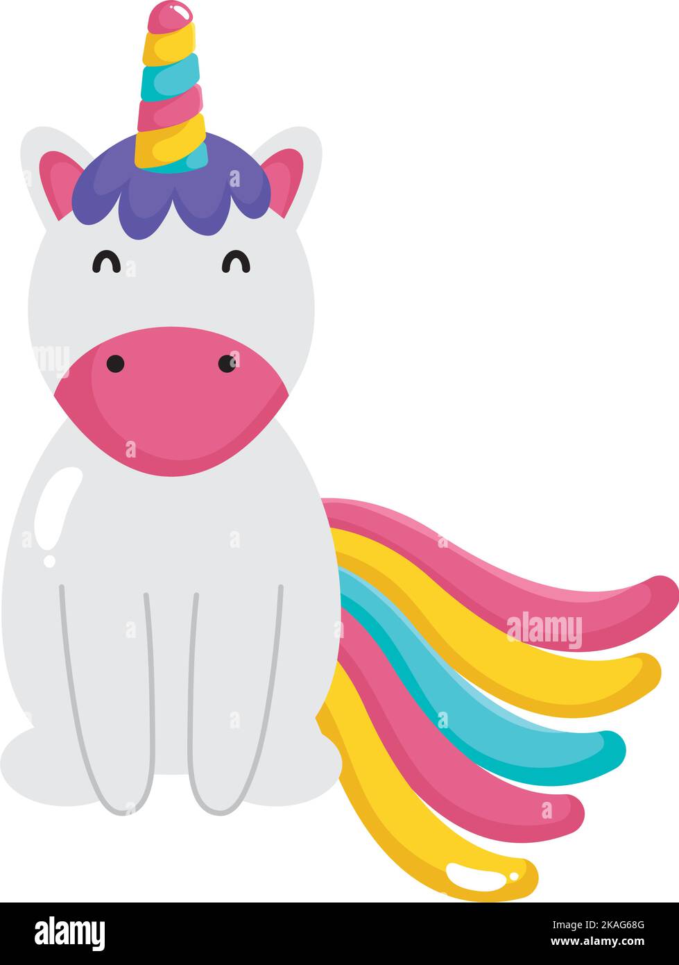 cute unicorn icon Stock Vector Image & Art - Alamy