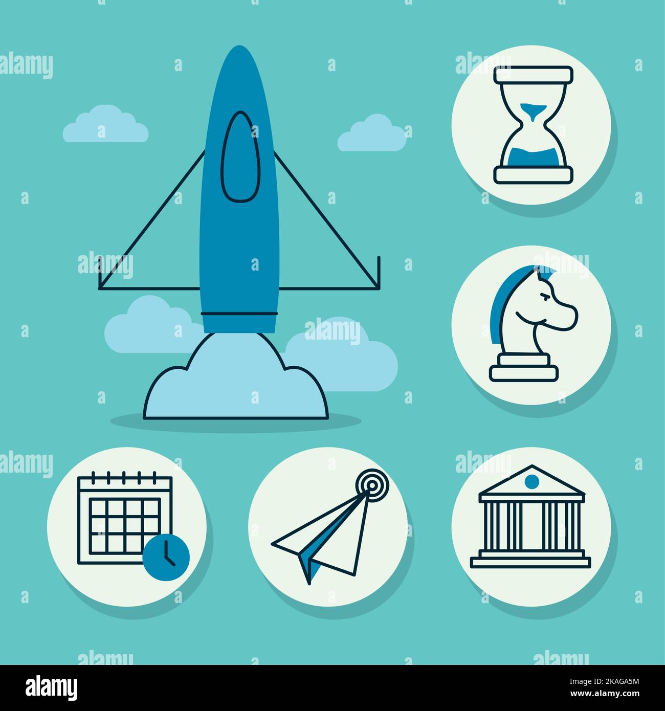 bold business icon set Stock Vector Image & Art - Alamy