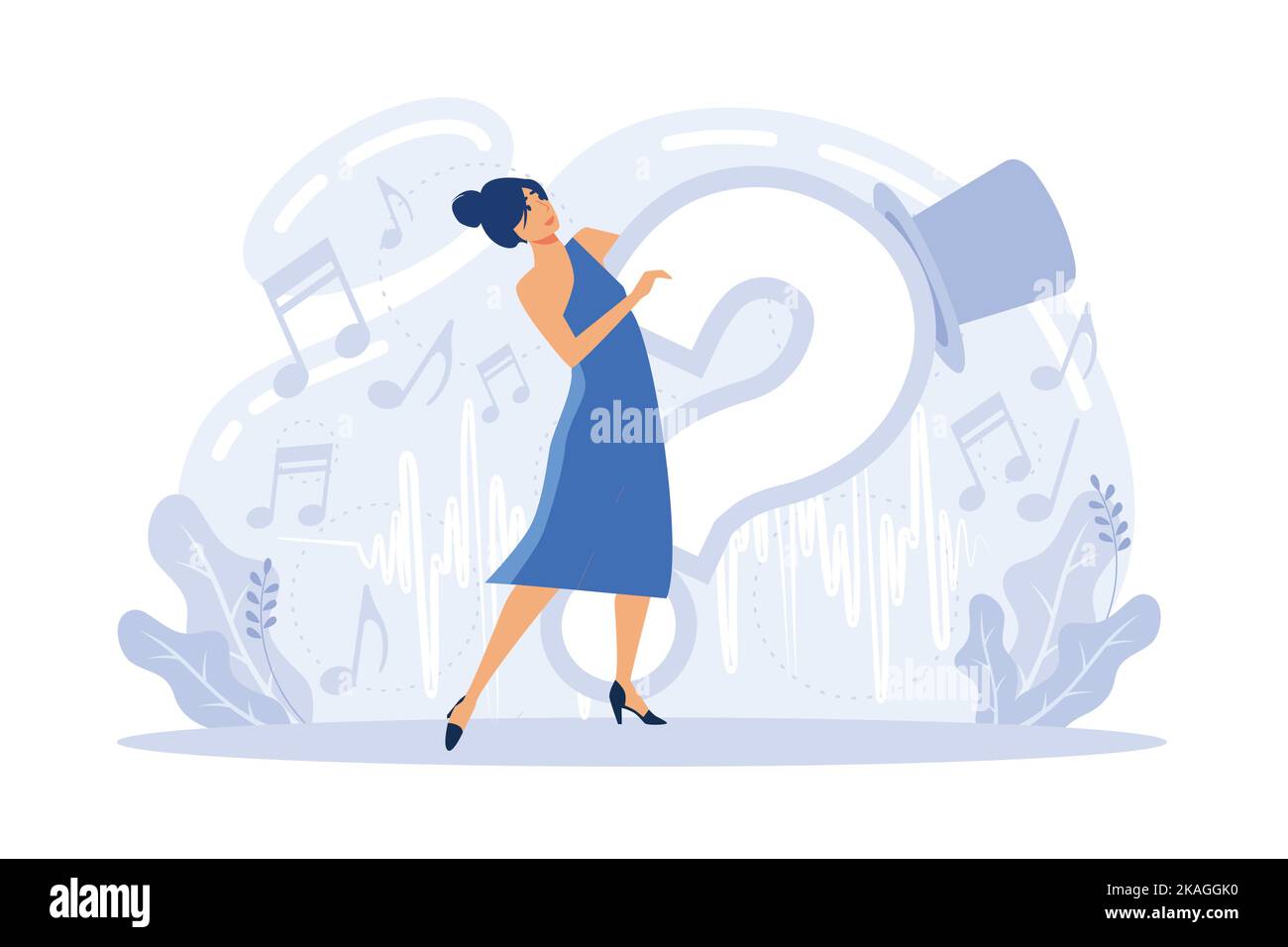 Dilemma of businessman, thinking man thinks and asks himself about next job or project. Career choice, person thinking about something alarming. Peopl Stock Vector