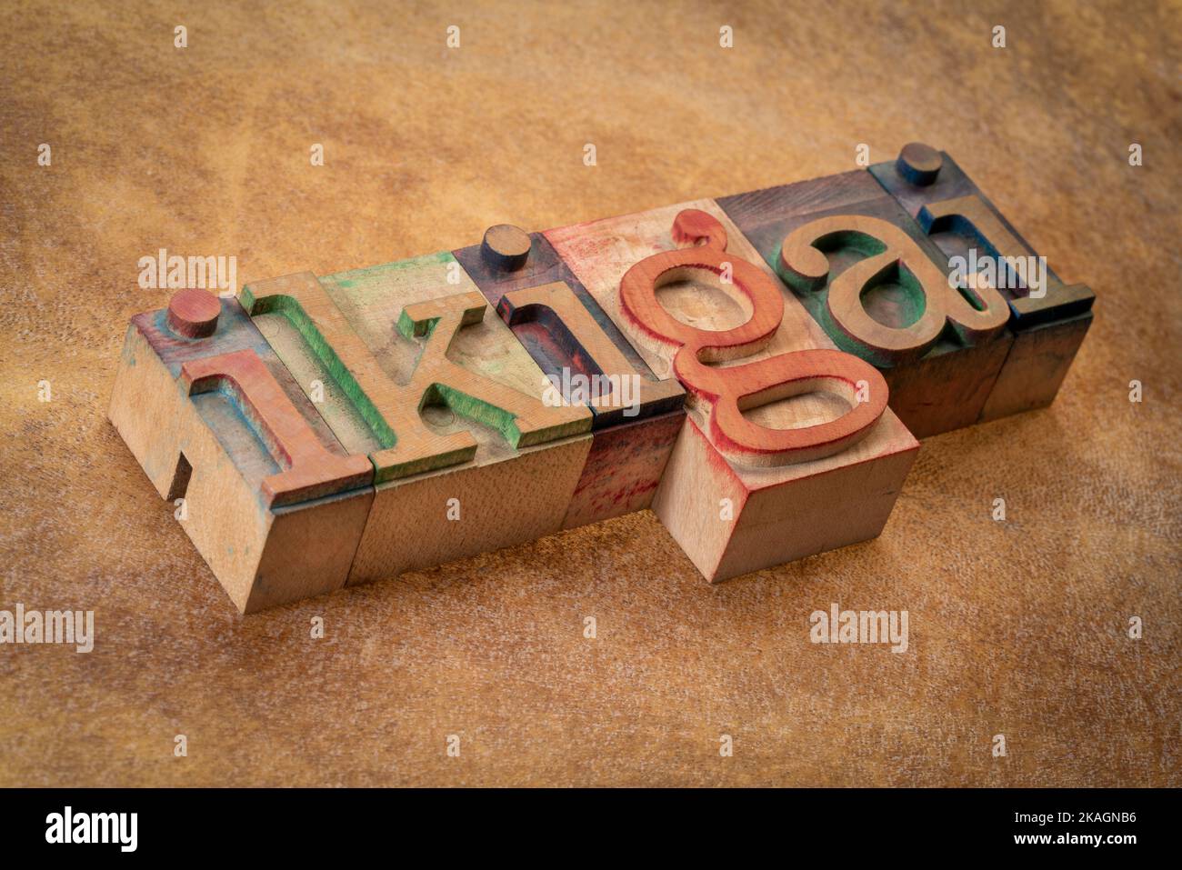 ikigai Japanese concept of a reason for being, life purpose or a reason to wake up, word in