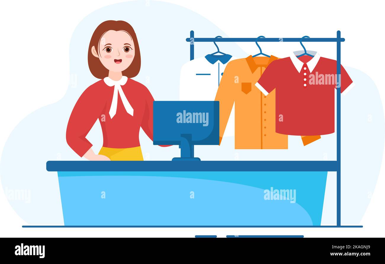 Dry Cleaning Store Service with Washing Machines, Dryers and Laundry