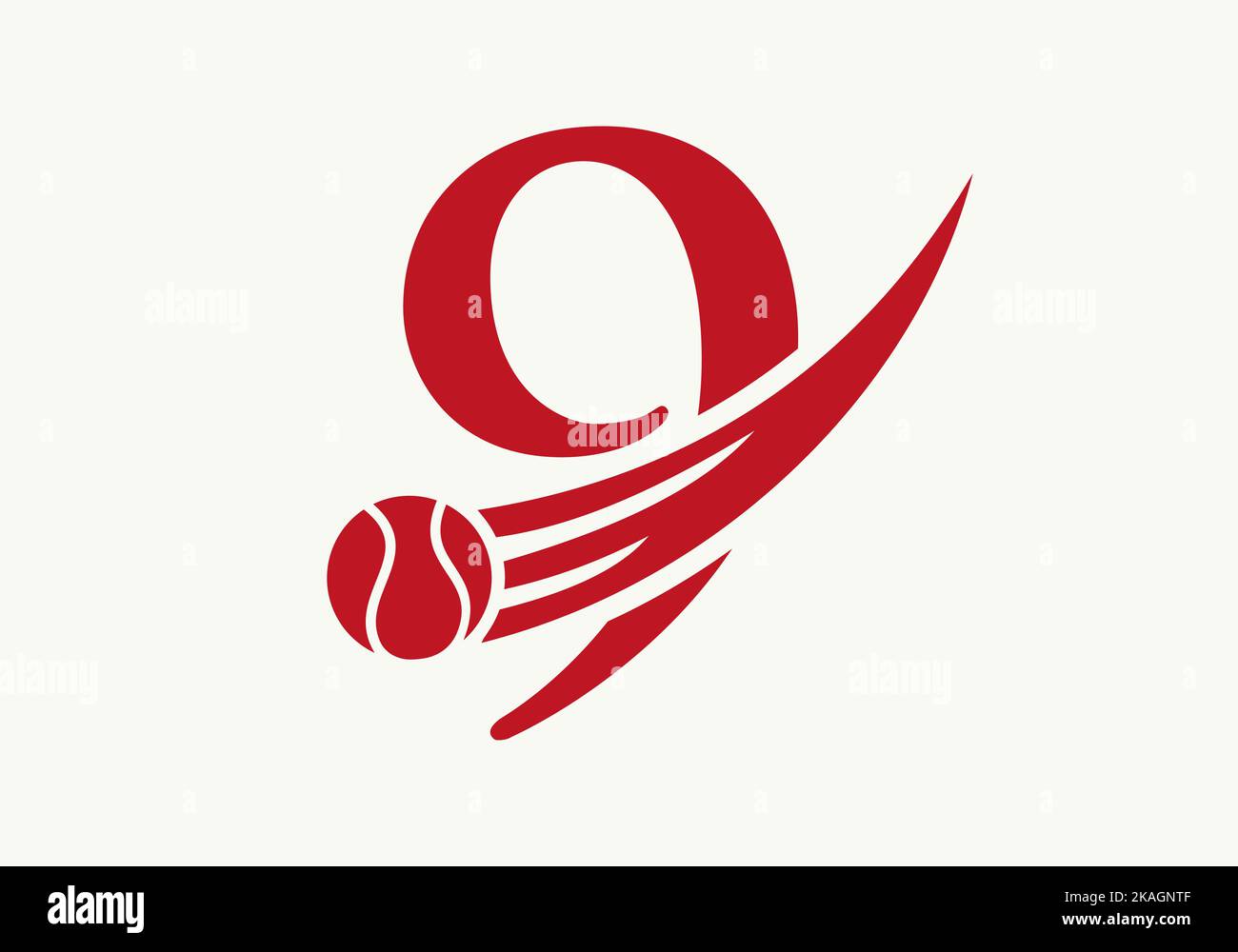 Letter 9 Tennis Logo Design Template. Tennis Sport Academy Sign, Club