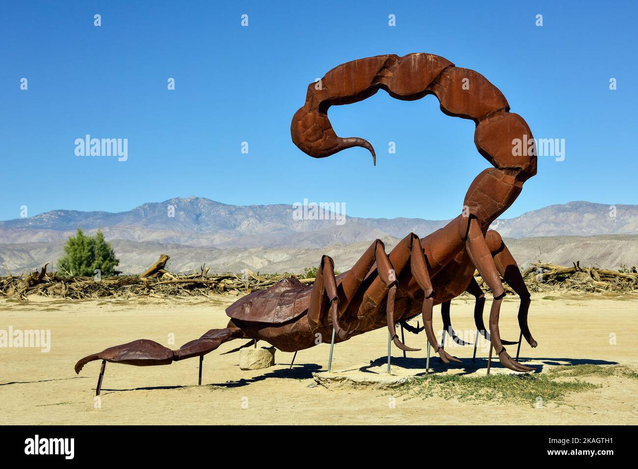 Galleta Meadows Sky Art Sculptures in Borrego Springs, California Stock Photo Alamy