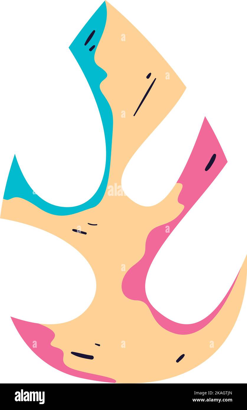 flat pastel leaf illustration Stock Vector Image & Art - Alamy