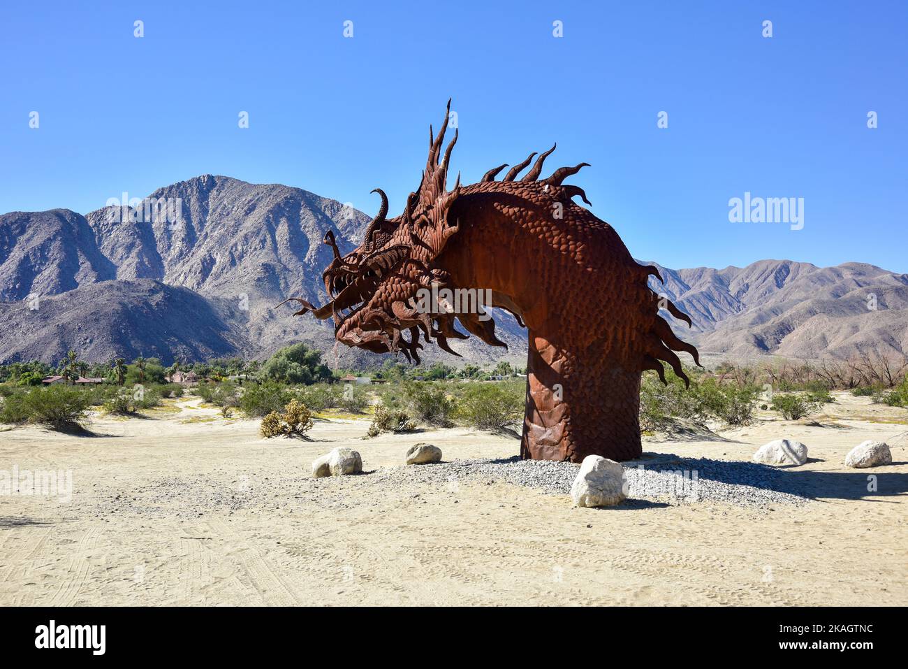 Galleta Meadows Sky Art Sculptures in Borrego Springs, California Stock Photo Alamy