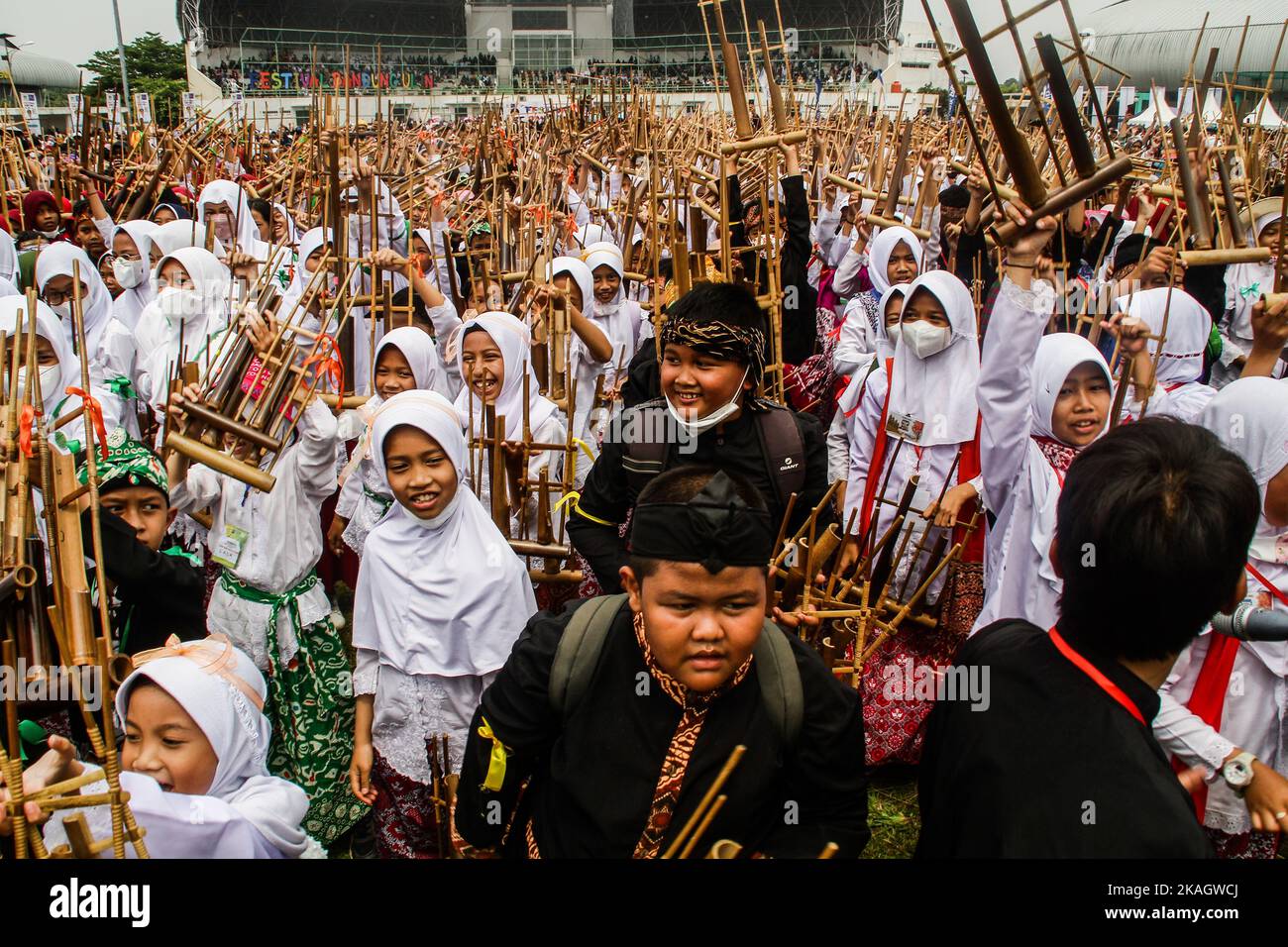 Bandung, West Java, Indonesia. 3rd Nov, 2022. Children from a number of ...
