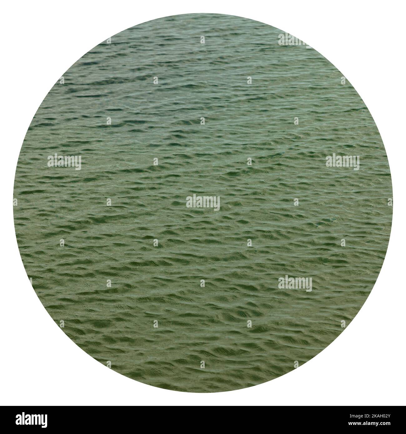 Top view of sea or ocean water, blue and green salty sea water texture Stock Photo