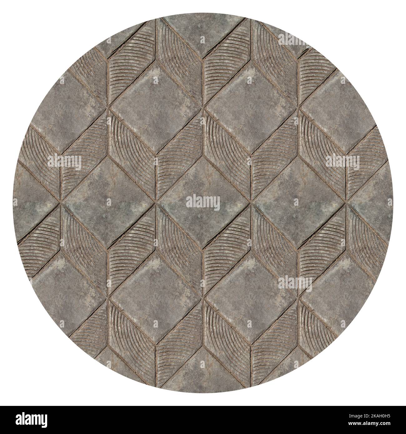 Grey square concrete ceramic tile seamless , can be used indoors and