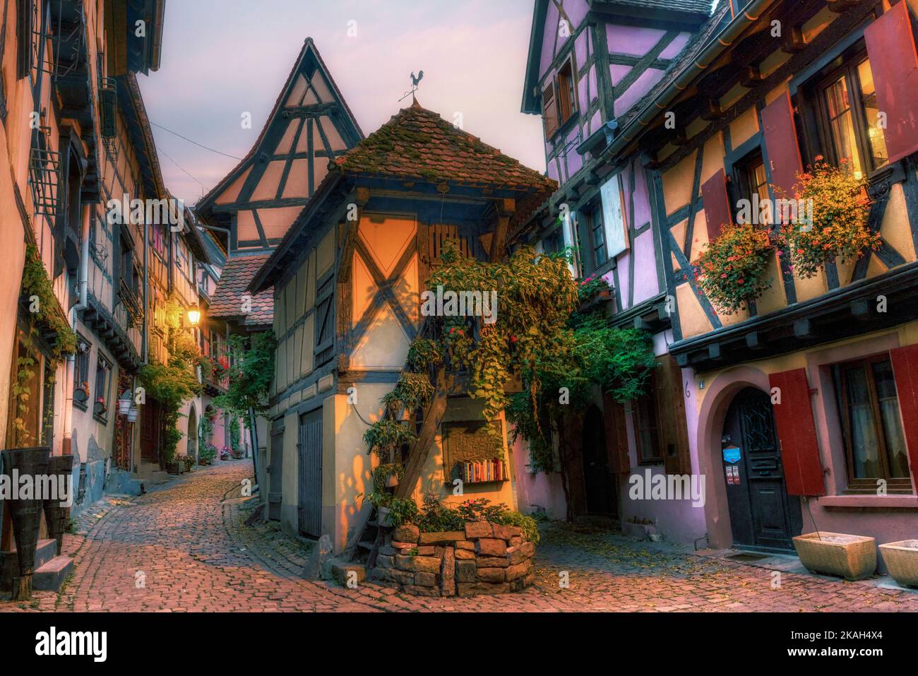 Eguisheim, Alsace, Haut-Rhin, Grand Est, France Stock Photo