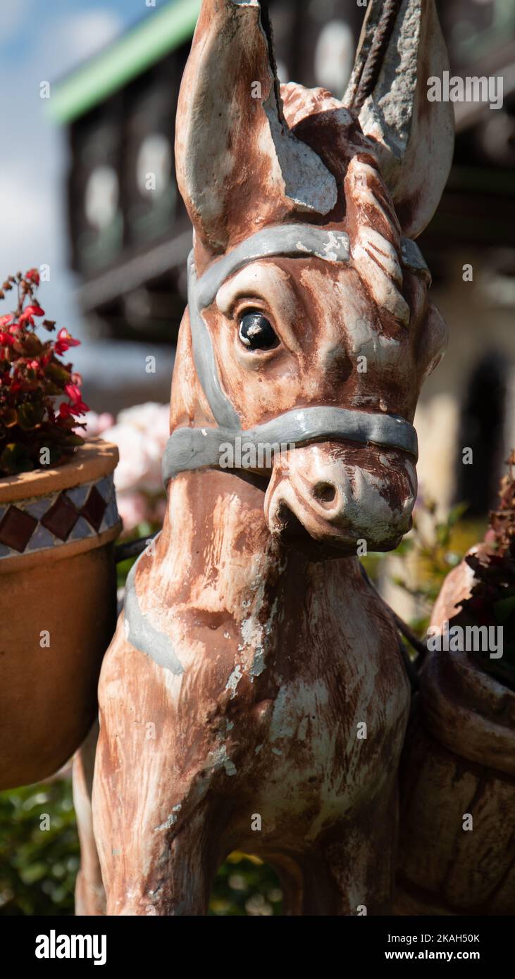 Equestrian statue Stock Photo