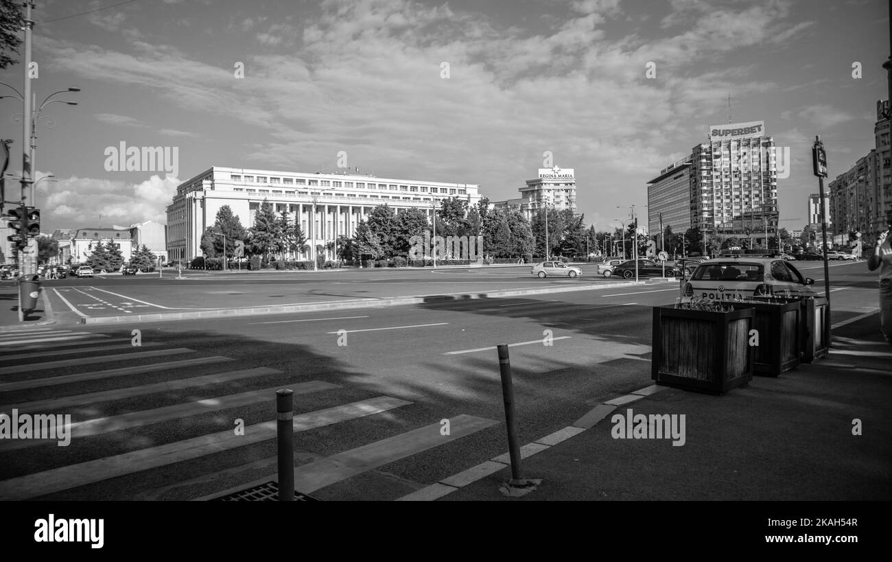 Bucharest Black and White Stock Photos & Images - Alamy