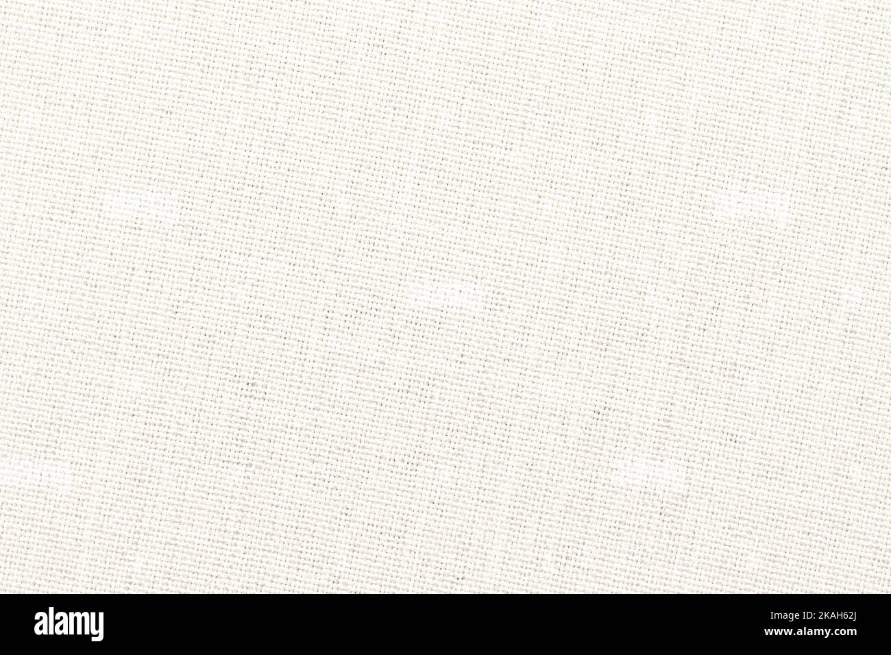 white texture of cotton fabric, natural linen background Stock Photo