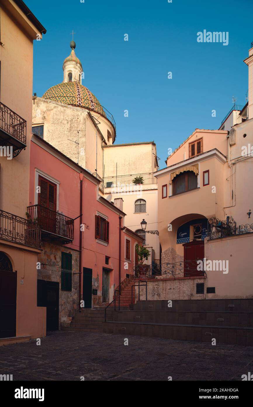 Village of Cetara in Amalfi Coast Italy Stock Photo