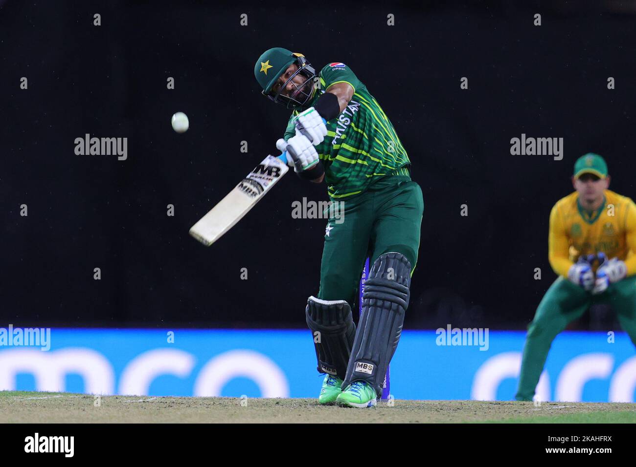 Sydney, Australia. 03rd Nov, 2022. Iftikhar Ahmed of Pakistan plays a ...