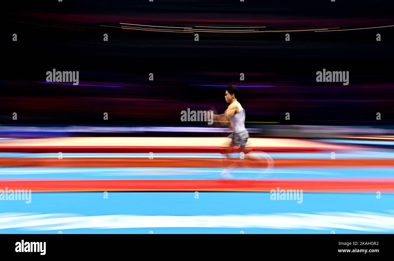 Liverpool, United Kingdom. 02nd Nov, 2022. World gymnastics