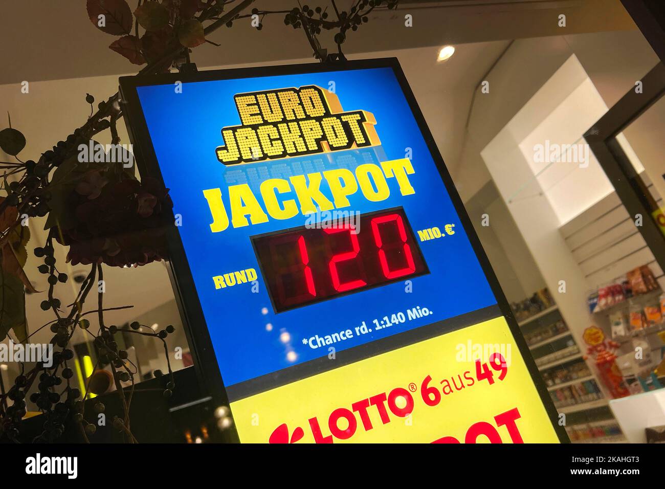 Theme picture EUROJACKPOT. Eurojackpot is a number lottery that has