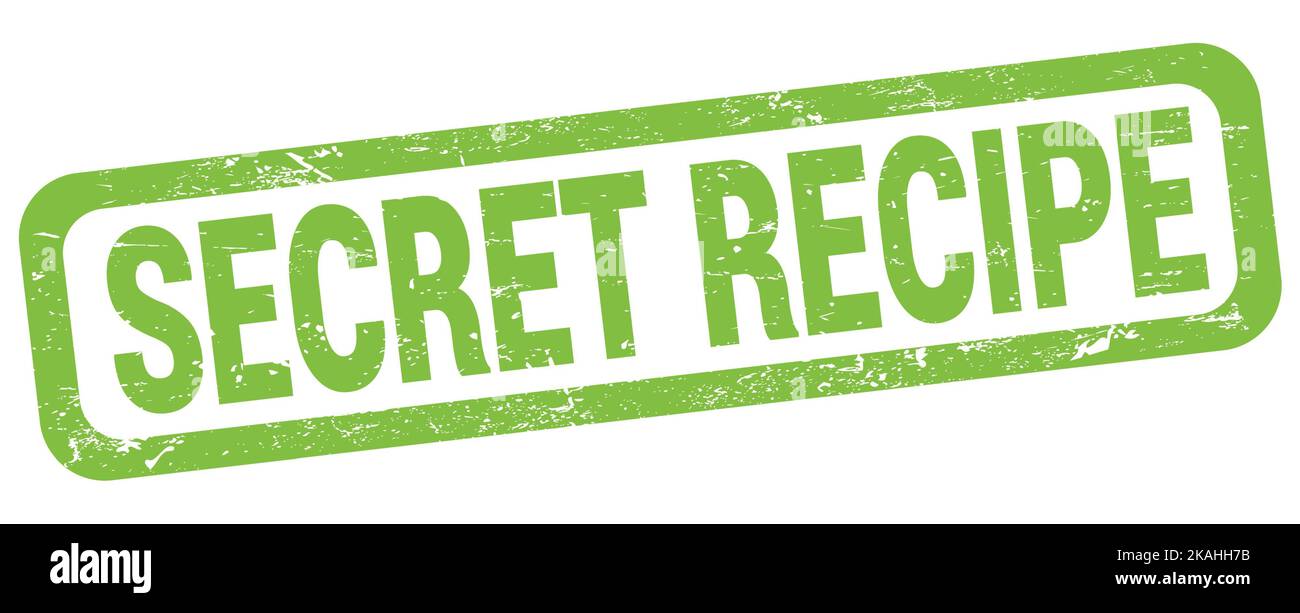 Secret Recipe Signing Secret recipe seal hi-res stock photography and images - Alamy