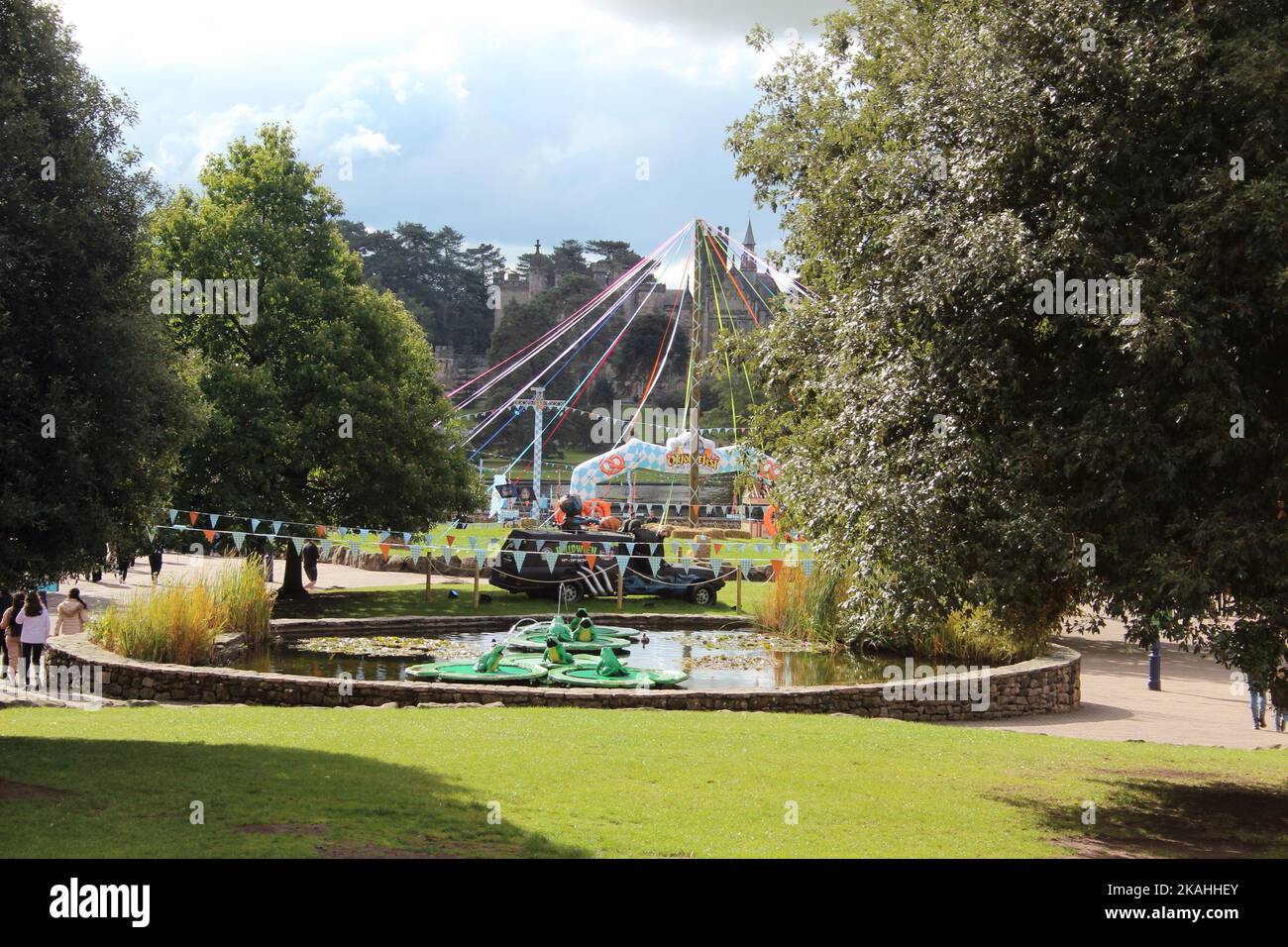 Alton Towers Theme Park Stock Photo