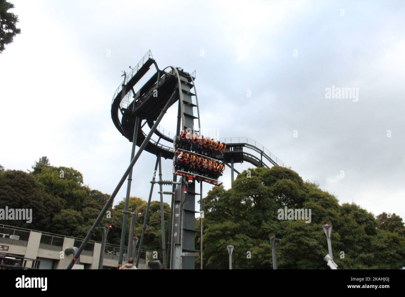 Alton Towers Theme Park Stock Photo Alamy