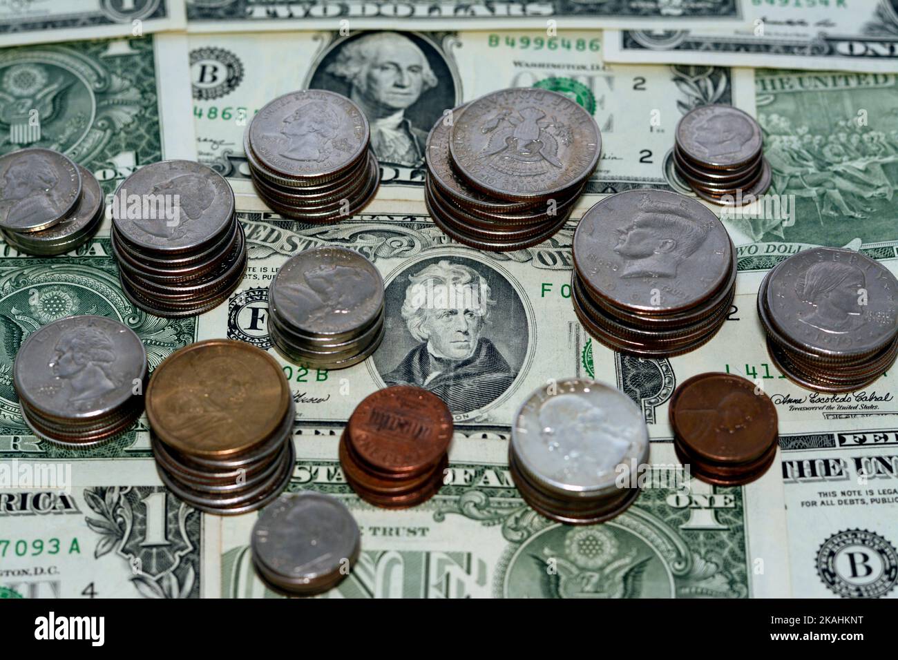 Vintage retro old american money background united states of america
