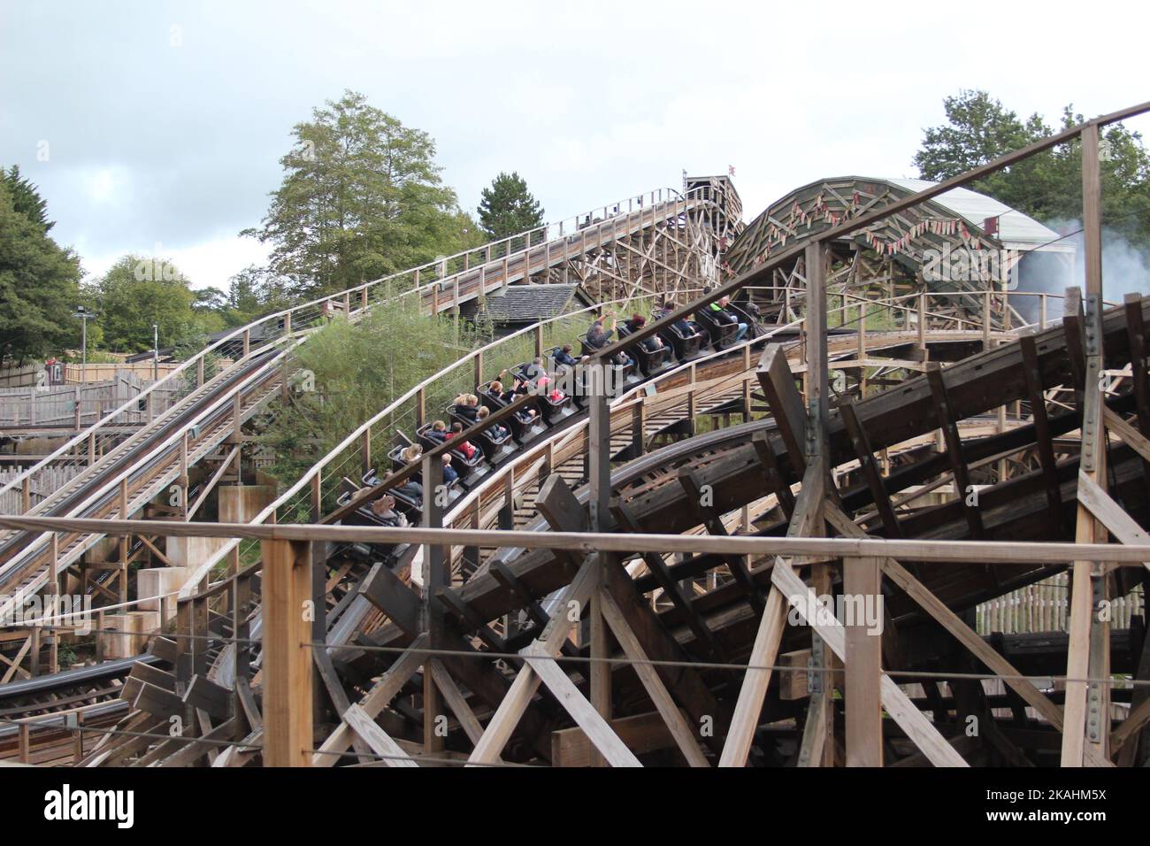 Alton Towers Theme Park Stock Photo - Alamy