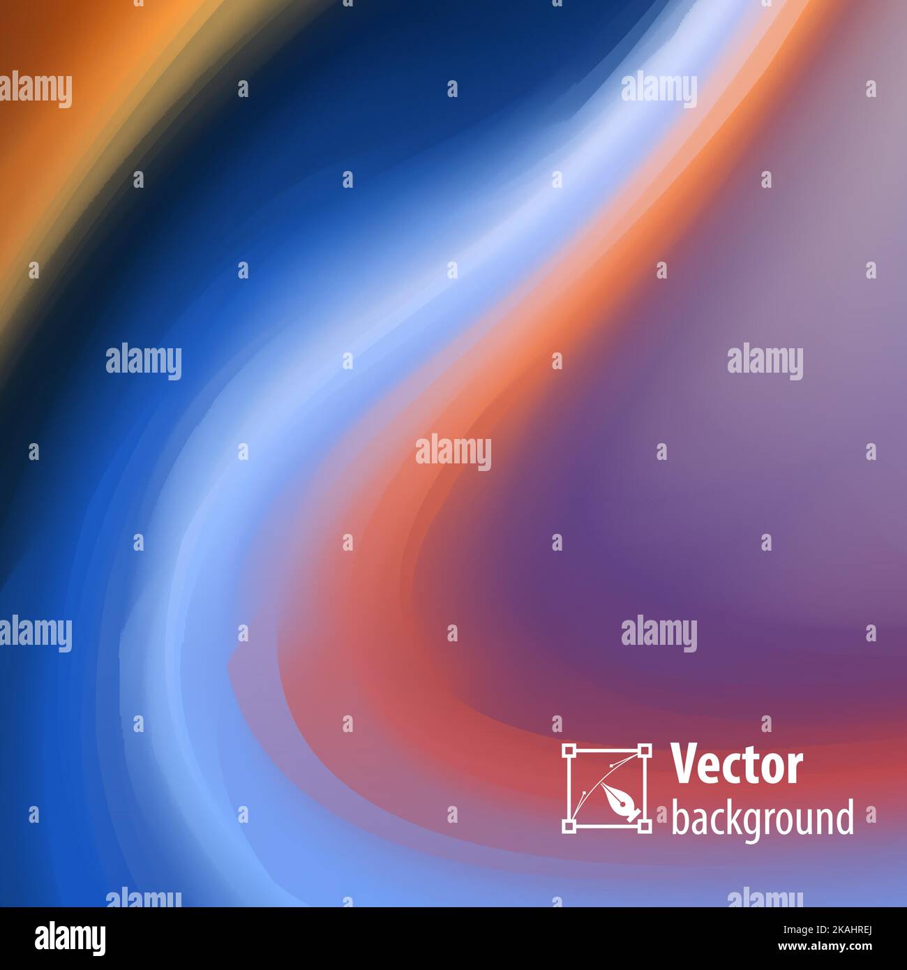 Pattern Abstract Background with Curve Iridescent Colors Gradients ...