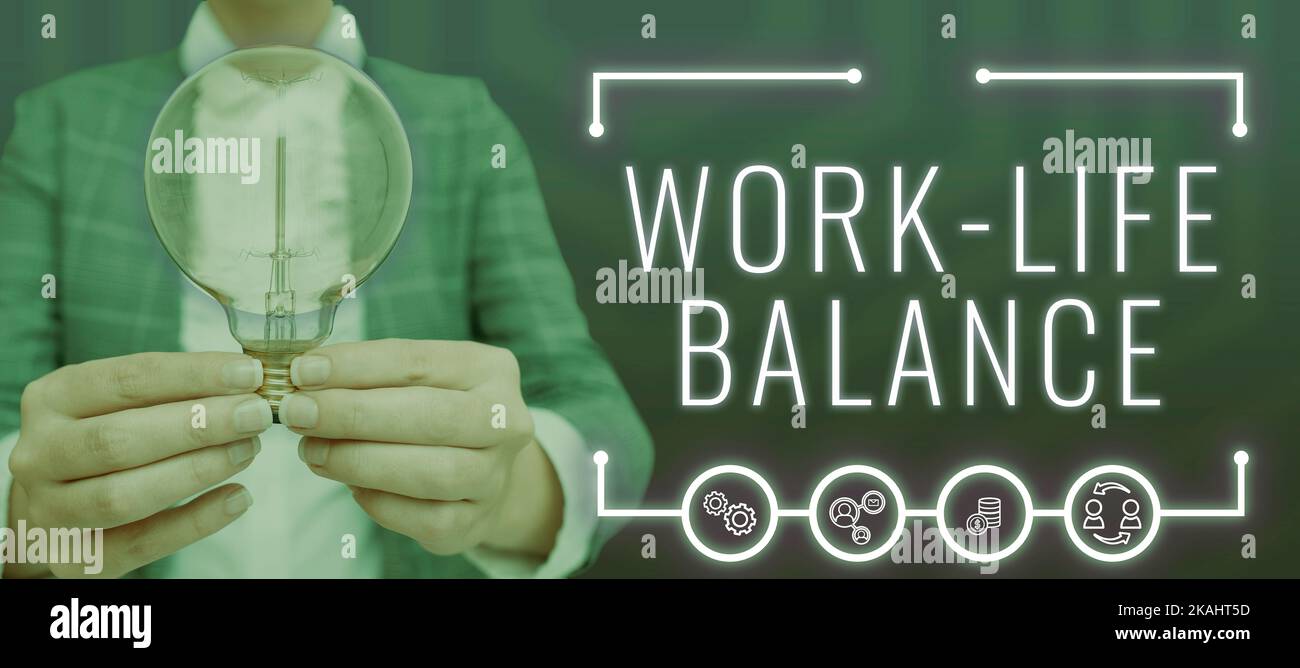Writing Displaying Text Work Life Balance Business Approach Formal Writing Displaying Text Work Life Balance Business Approach Formal