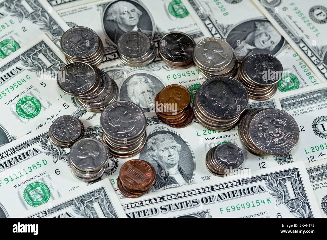Vintage retro old american money background united states of america