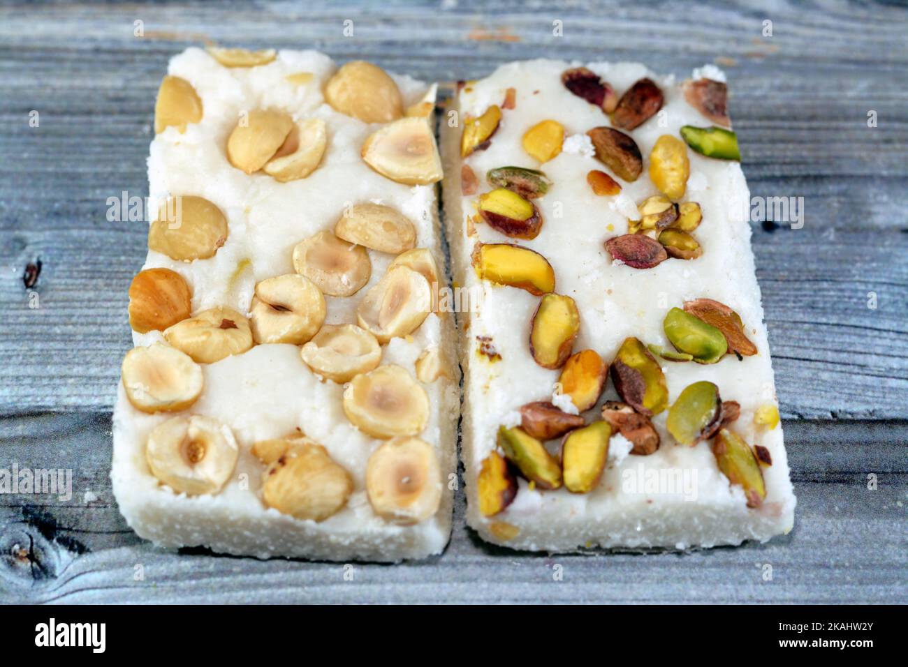 Muhammad Sweet Arabian sweet candies of soft coconuts covered with pistachios and ...