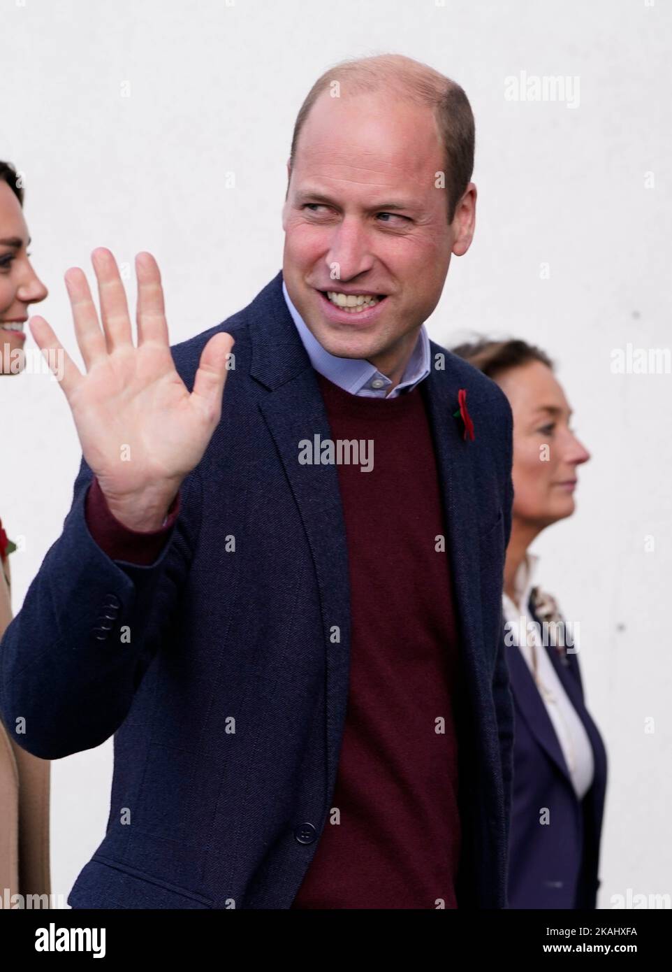 The Prince of Wales arrives for a visit to The Street, in Scarborough, North Yorkshire, a