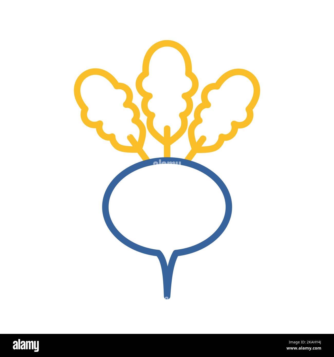 Turnip isolated design vector icon. Vegetable sign. Graph symbol for ...