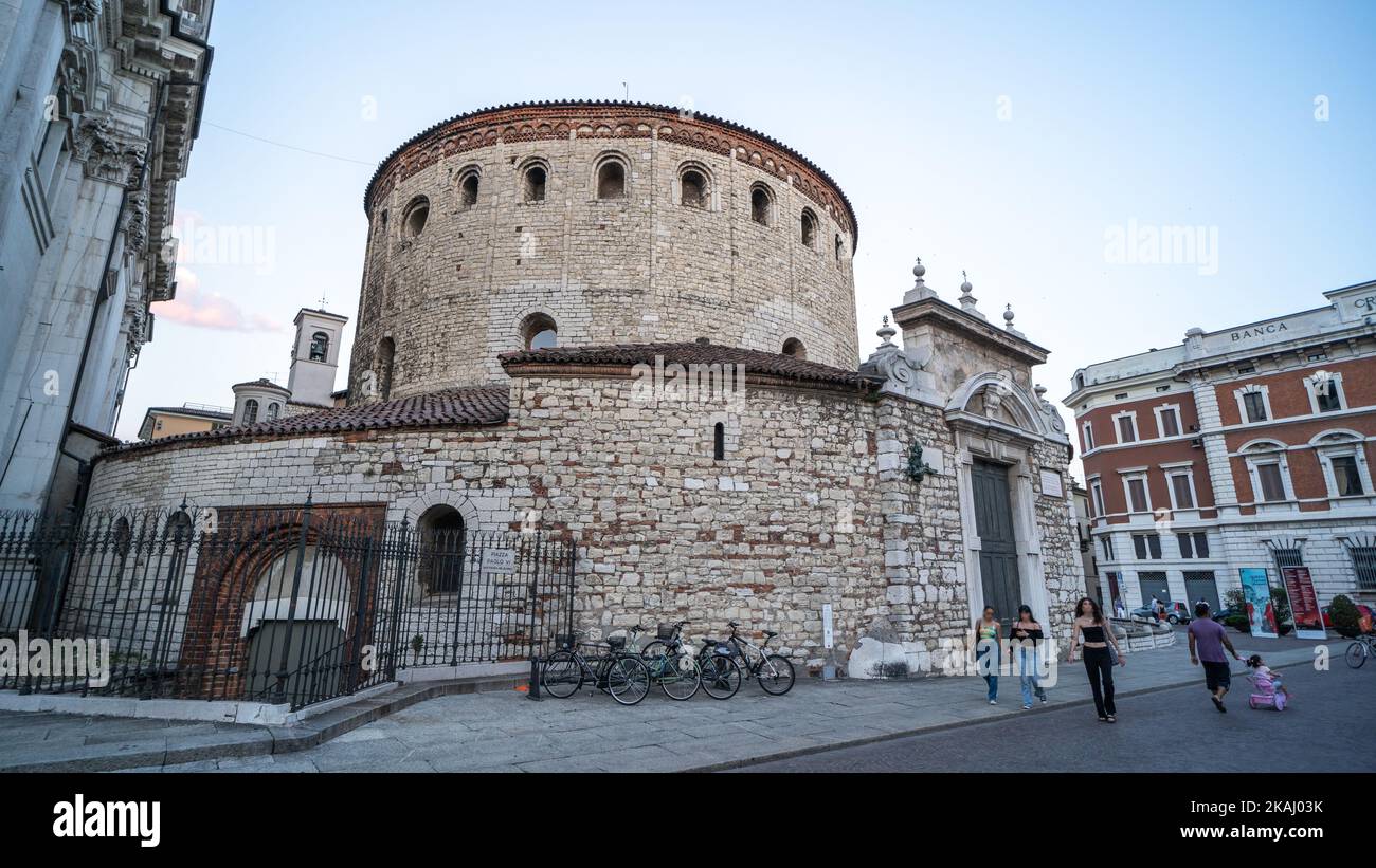 Cathedral of Santa Maria Assunta - Brescia Italy Stock Photo