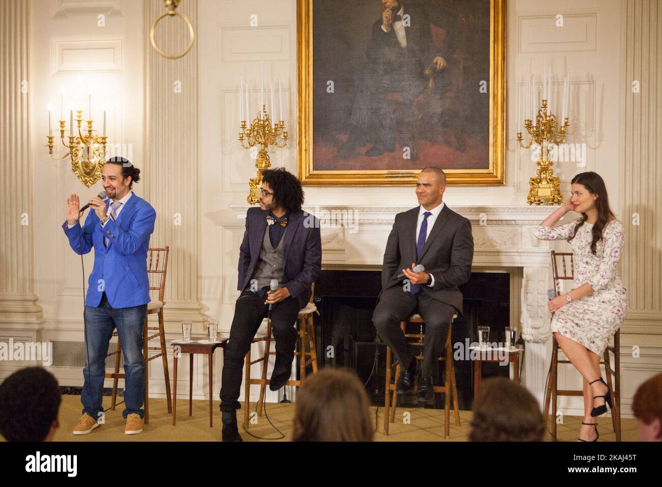 Lin manuel miranda white house hamilton hot sale